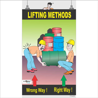 

Safety Poster-Lifting Methods Paper Print(26 inch X 14.22 inch, Rolled)