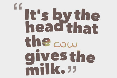 

Posterhouzz Cow Gives The Milk Poster Fine Art Print(12 inch X 18 inch, Rolled)
