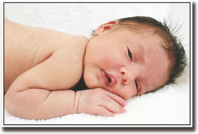 Sweet baby looking Fine Art Print(12 inch X 18 inch, Rolled)