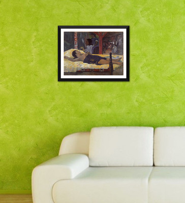 

Tallenge - Christmas Art - Paul Gauguin -Te Tamari no Atua Paper Print(17 inch X 12 inch, Framed)