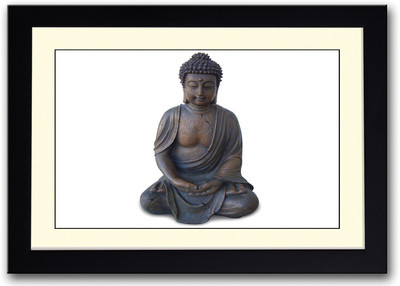 

Buddha Meditating Statue Fine Art Print(14 inch X 20 inch, Framed)