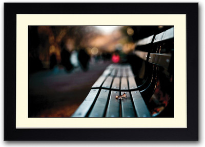 

Lonely Bench Fine Art Print(14 inch X 20 inch, Framed)