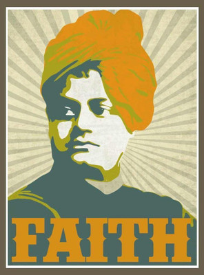 

Posterhouzz Swami Vivekananda Faith Poster Fine Art Print(18 inch X 12 inch, Rolled)