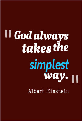 

Albert Einstein Quote Photographic Paper(19 inch X 13 inch, Rolled)
