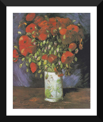 

Tallenge Old Masters Collection - Red Poppies By Vincent Van Gogh - Premium Quality A3 Size Framed Poster Paper Print(17 inch X 12 inch, Framed)