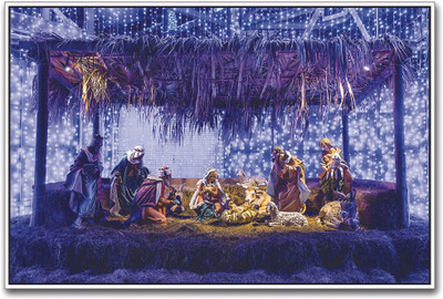 God Jesus is Born Paper Print(12 inch X 18 inch)
