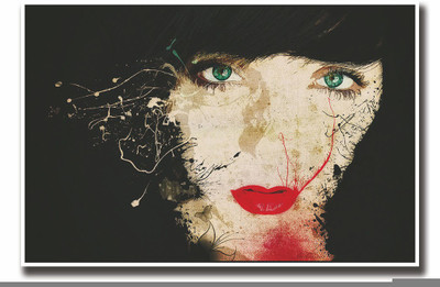 

Posterhouzz Girl face artistic amazing Fine Art Print(12 inch X 18 inch, Rolled)