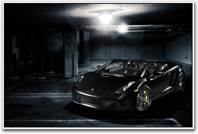 Lamborghini gallardo spyder inspired Paper Print(12 inch X 18 inch)