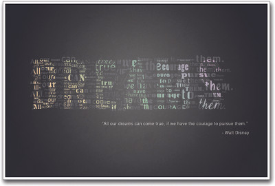 

Dreams Motivational Paper Print(12 inch X 18 inch)