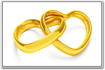 

Gold Heart Ring Paper Print(12 inch X 18 inch)