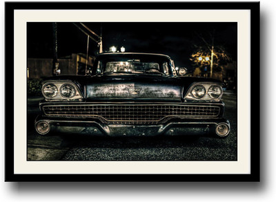 

Amazing Retro Car Fine Art Print(10 inch X 14 inch, Framed)