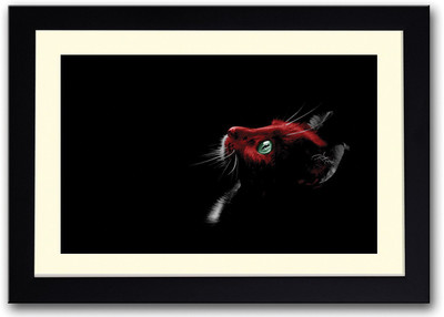 

Red Face Cat Fine Art Print(14 inch X 20 inch, Framed)