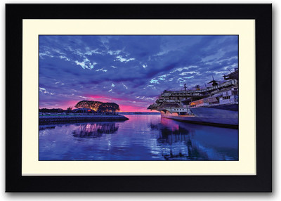 

Blue Water and Sky Fine Art Print(14 inch X 20 inch, Framed)