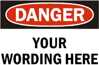 

SAFETY WARNING WALLPAPER ON FINE ART PAPER Fine Art Print(19 inch X 13 inch, Rolled)