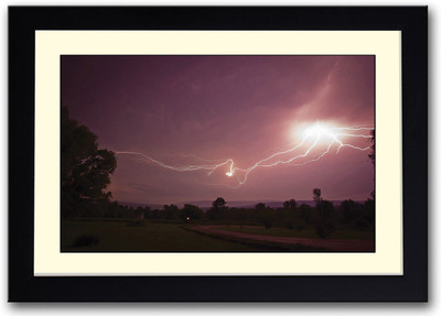 

Lightning Fine Art Print(14 inch X 20 inch, Framed)
