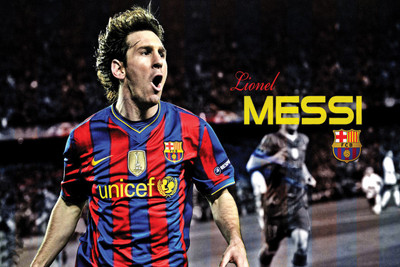 

MESSI FCB 12X18 INCHES Fine Art Print(12 inch X 18 inch)