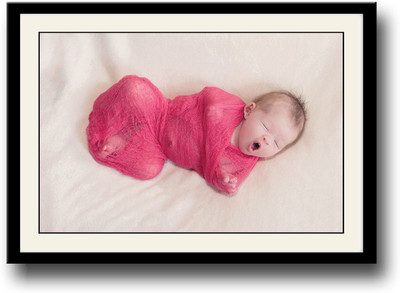 

Cute little baby yawning Fine Art Print(10 inch X 14 inch, Framed)
