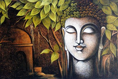 

Oshi - Gautama Buddha Fine Art (4) Paper Print(12 inch X 18 inch, Streched)