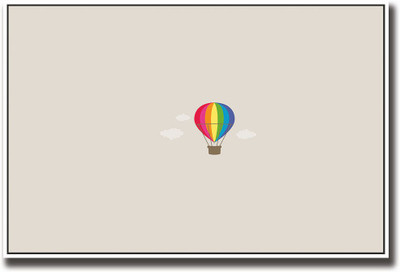 

Colourful hot air balloon Fine Art Print(12 inch X 18 inch, Rolled)