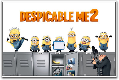 

Despicable me 2 minions stunning Paper Print(12 inch X 18 inch)