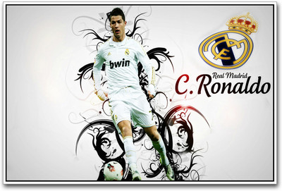 

Ronaldo from Real Madrid Paper Print(12 inch X 18 inch)