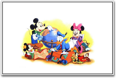 

Mickey Mouse and friends Paper Print(12 inch X 18 inch)