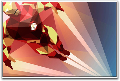 

Iron Man Mosaic Paper Print(12 inch X 18 inch)