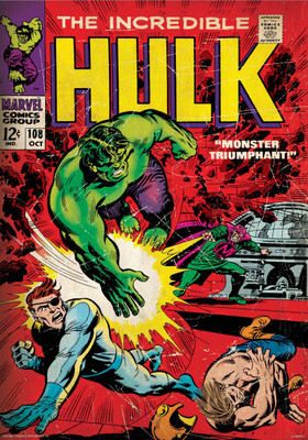 

Monster - Hulk poster (Officially Licensed) Paper Print(24 inch X 16 inch, Rolled)