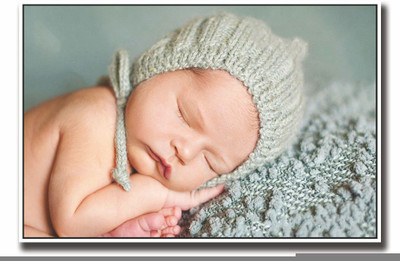 

Posterhouzz Cute Baby sleeping Fine Art Print(12 inch X 18 inch, Rolled)