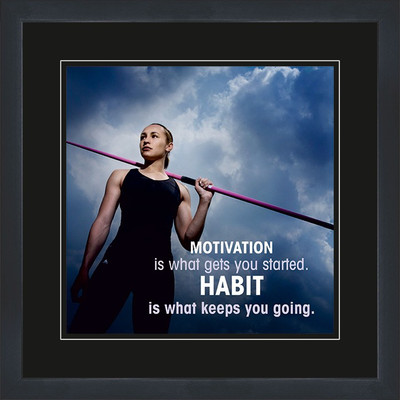

Motivational Poster Extra Large (18"x18") Fine Art Print(18 inch X 18 inch, Framed)