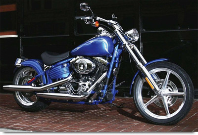 rocker C Blue Power Bike Paper Print(12 inch X 18 inch, Stacked) available at flipkart for Rs.215