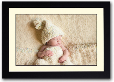 

Baby In A Cute Dress Fine Art Print(14 inch X 20 inch, Framed)