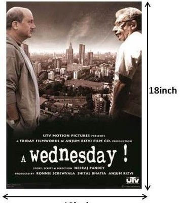 

A Wednesday Paper Print(18 inch X 12 inch, Rolled)