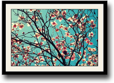 

Tree covered with beautiful flowers Fine Art Print(10 inch X 14 inch, Framed)