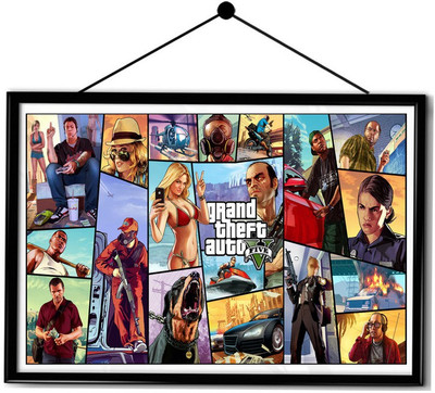 

Epic Ink Framed Posters Paper Print(18.5 inch X 13.5 inch, Framed)