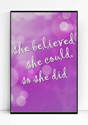 

Motivational Quotes 003 Paper Print(18 inch X 12 inch, Framed)