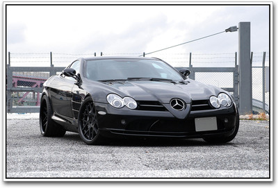 

Black Super Car parked Paper Print(12 inch X 18 inch)