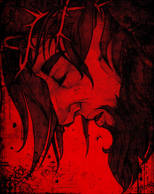 

Jesus Red Fine Art Print(18 inch X 14 inch, Rolled)
