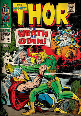 

Thor -wrath of odin poster (Officially Licensed) Paper Print(24 inch X 16 inch, Rolled)