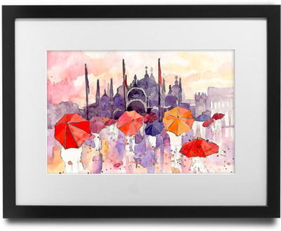 

Shaildha's Water Colour Painting Print of San Marco Fine Art Print(9 inch X 11 inch)