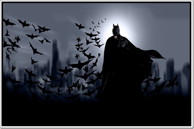 

Posterhouzz Batman in Night Poster Paper Print(12 inch X 18 inch, Rolled)