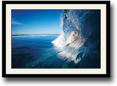 

Female Surfer Fine Art Print(10 inch X 14 inch, Framed)