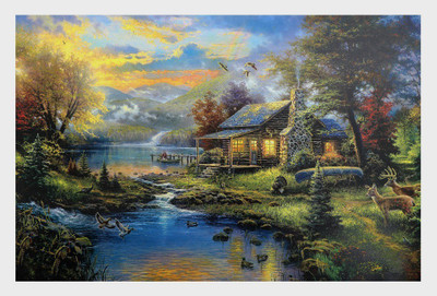 

Bm Traders Teaxture Art Work Beautiful Painting Unframed Poster Big (25 X 36 Inches) Paper Print(25 inch X 36 inch, Rolled)