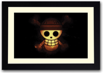 

Danger Cartoon Sign Fine Art Print(14 inch X 20 inch, Framed)