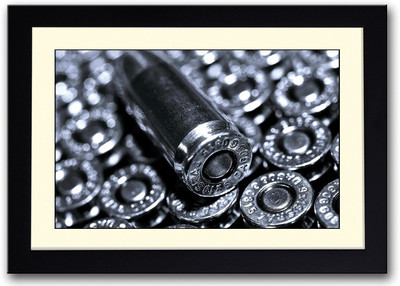 

Military Bullets Photography Fine Art Print(14 inch X 20 inch, Framed)