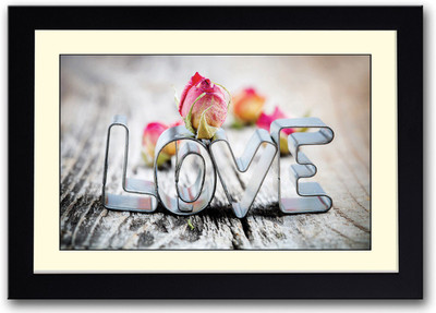 

Love Rose Fine Art Print(14 inch X 20 inch, Framed)