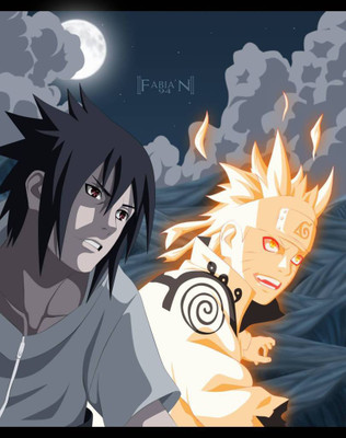 

Naruto And Sasuke Photographic Paper(18 inch X 12 inch, Rolled)
