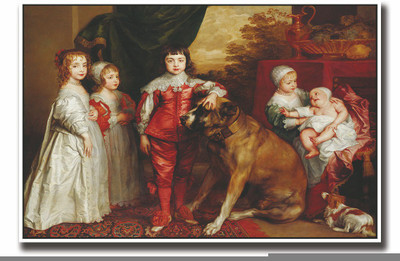 

Posterhouzz Vintage children with dog Fine Art Print(12 inch X 18 inch, Rolled)