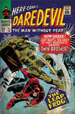 

Daredevil without fear poster (Officially Licensed) Paper Print(36 inch X 24 inch, Rolled)