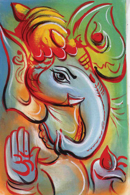 

ESP Creation Ganesha Hand Paper Poster (12x18 Inch) Paper Print(18 inch X 12 inch, Rolled)